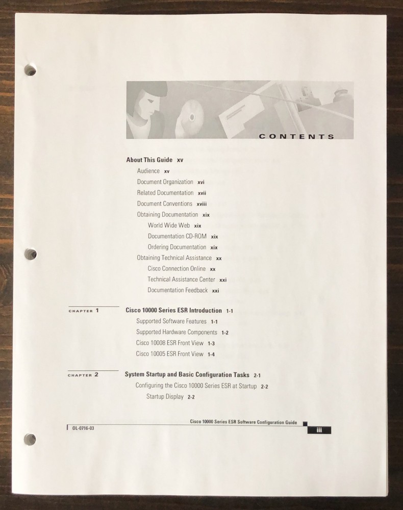 Cisco Systems - Cisco 10000 Series ESR Software Configuration Guide (2001)