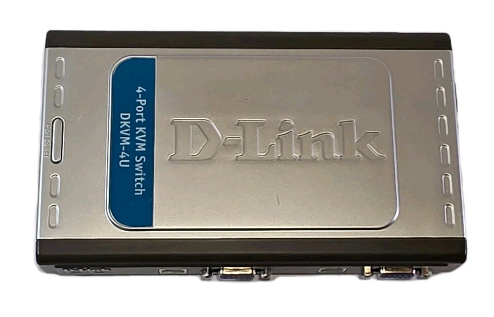 D-Link DKVM (DKVM-4U) 4 Ports External KVM switch USB