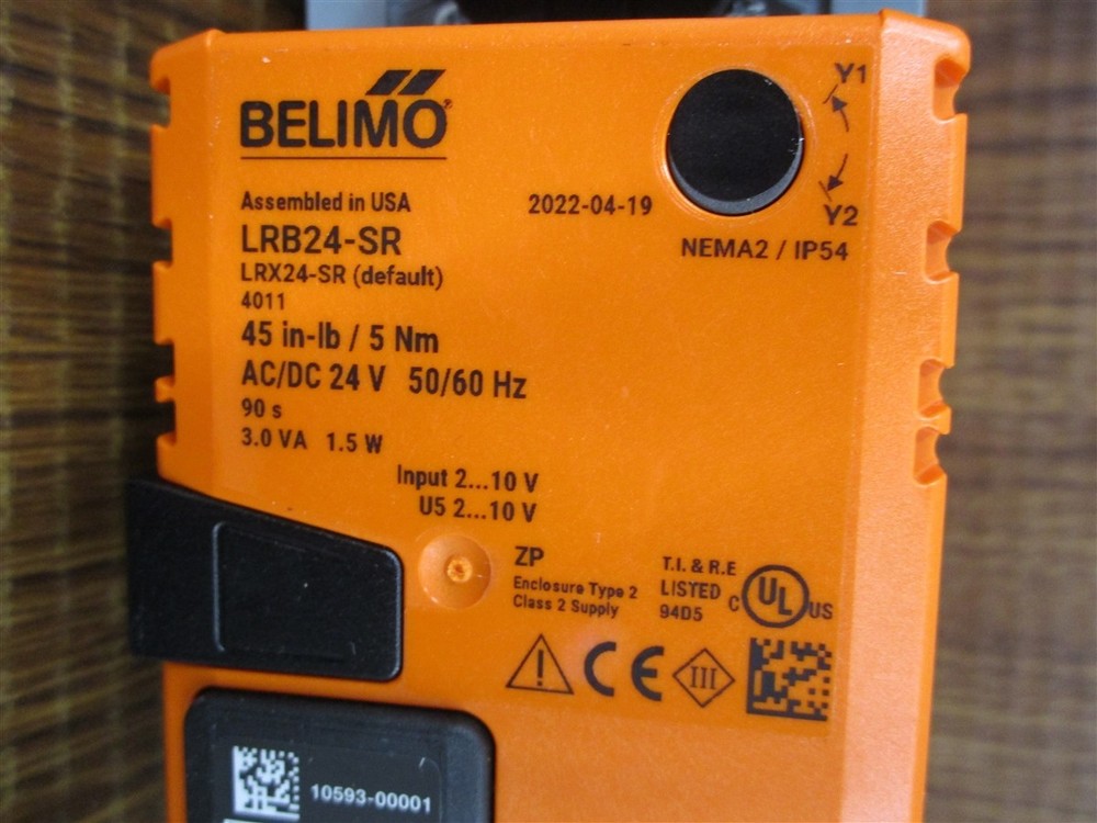 BELIMO B210B LRB24-SR Valve & Actuator 1.2" NEW