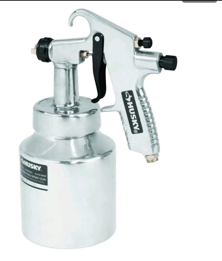 Siphon Feed General Purpose Spray Gun Three Finger Trigger