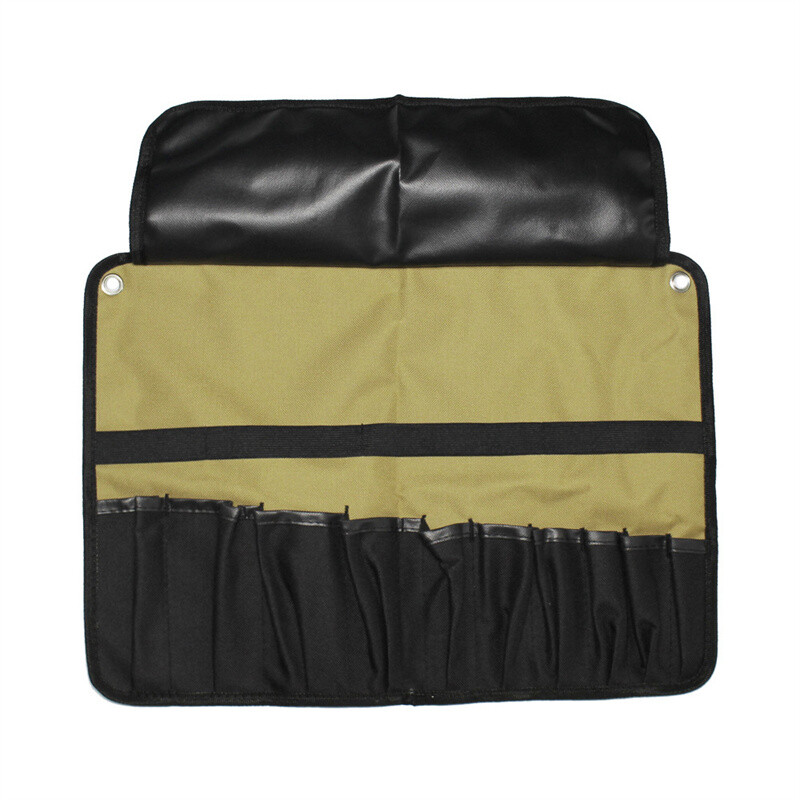Roll Tool Pouch Rolling Tool Hanging Bag Multi Pockets Spanner Wrench Organizer