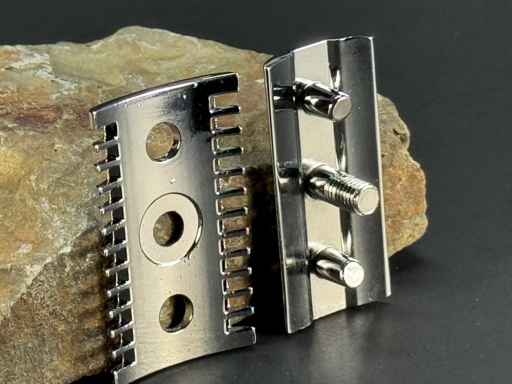 Replacement Double-Sided Safety Razor Head Open Comb