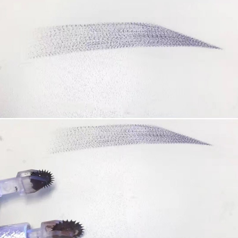 Disposable Eyebrow Permanent Makeup Tattoo Microblading PMU Serrated Gear Needle