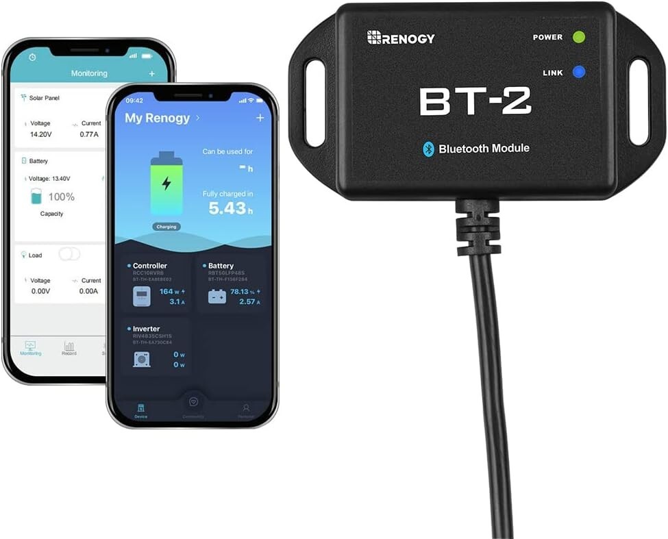 Compact Bluetooth Module with RJ45 - Powerful Real-Time Solar Monitoring Device