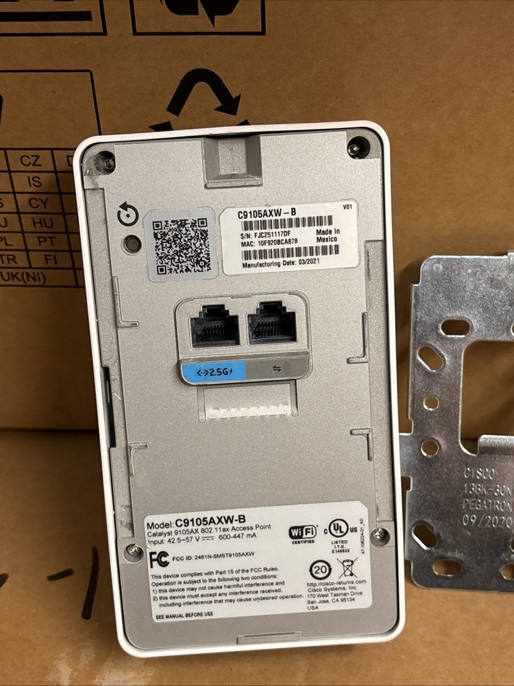 CISCO Catalyst C9105AXW-B Dual Band Wireless Access Point