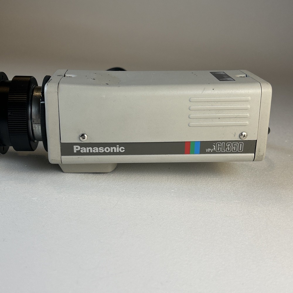 Panasonic WV-CL350 Digital Color CCTV Camera w/Lens