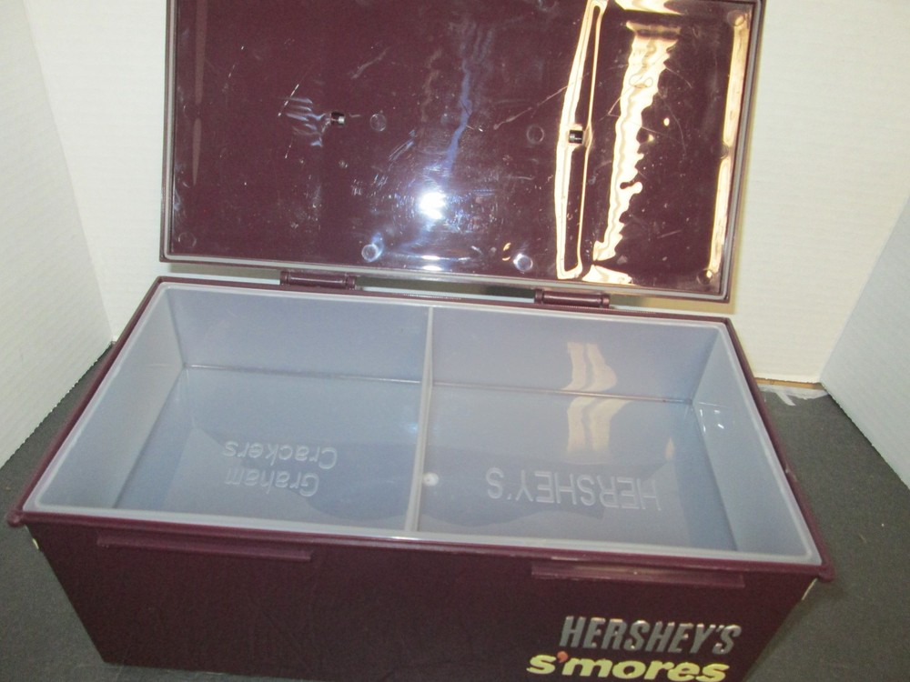 Hershey's Chocolate S'Mores Caddy Carry Case Camping Box Storage
