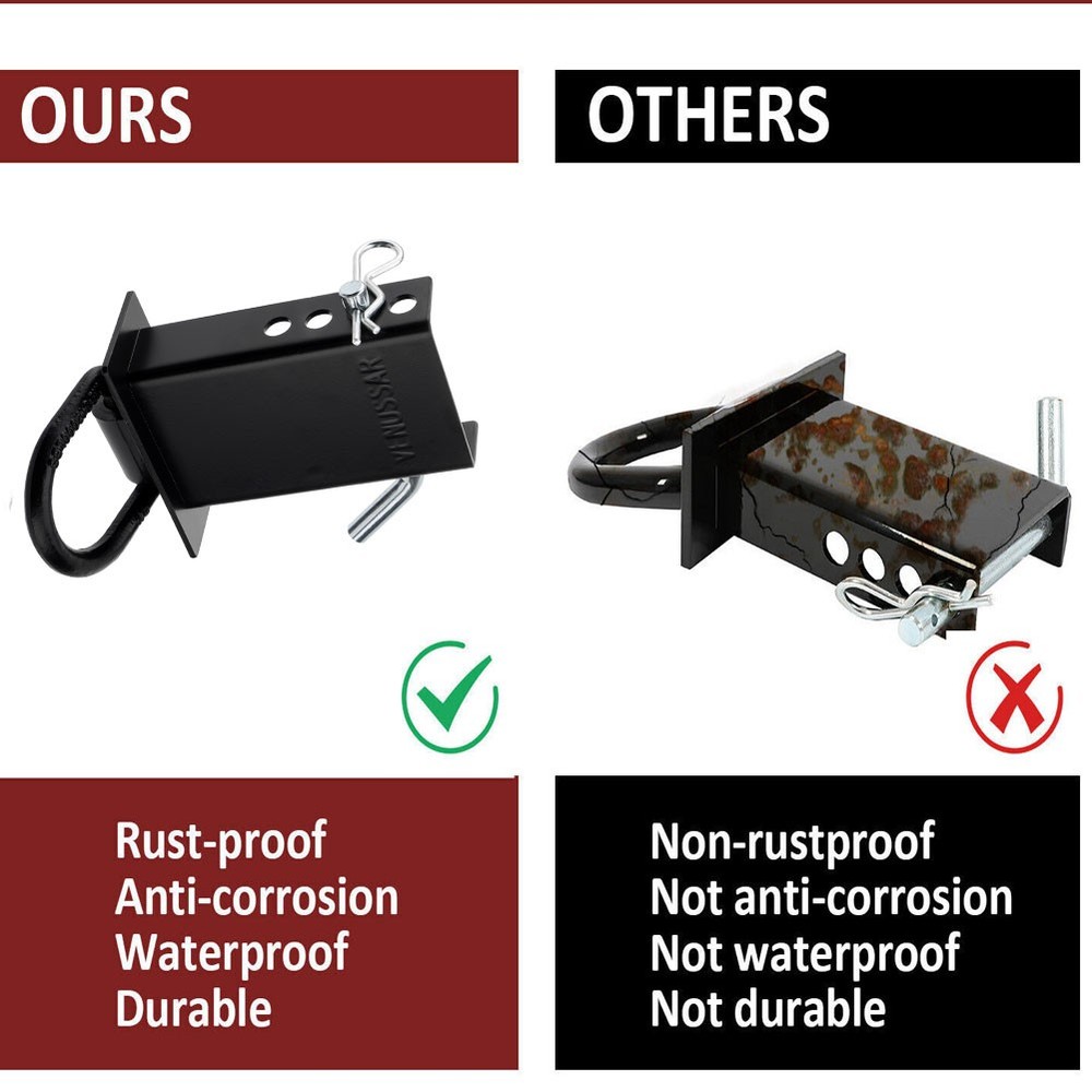 6Pcs 16200Lbs Heavy Duty Removable D Ring Stake Pocket Tie down for Utility Trai