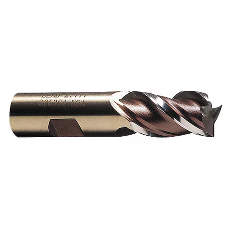 Cleveland C32653 4-Flute Cobalt 8% Square Single End Multi-Flute Centercut Ctd