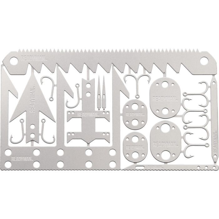 Readyman Wilderness Survival Card Multi Tool