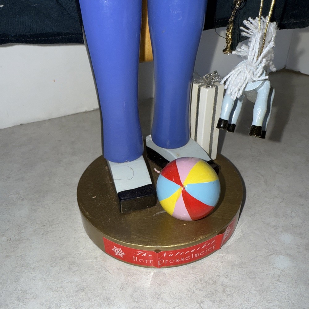 16" Nutcracker Kurt Adler Herr Drosselmeier Drosselmeyer Steinbach German Patch
