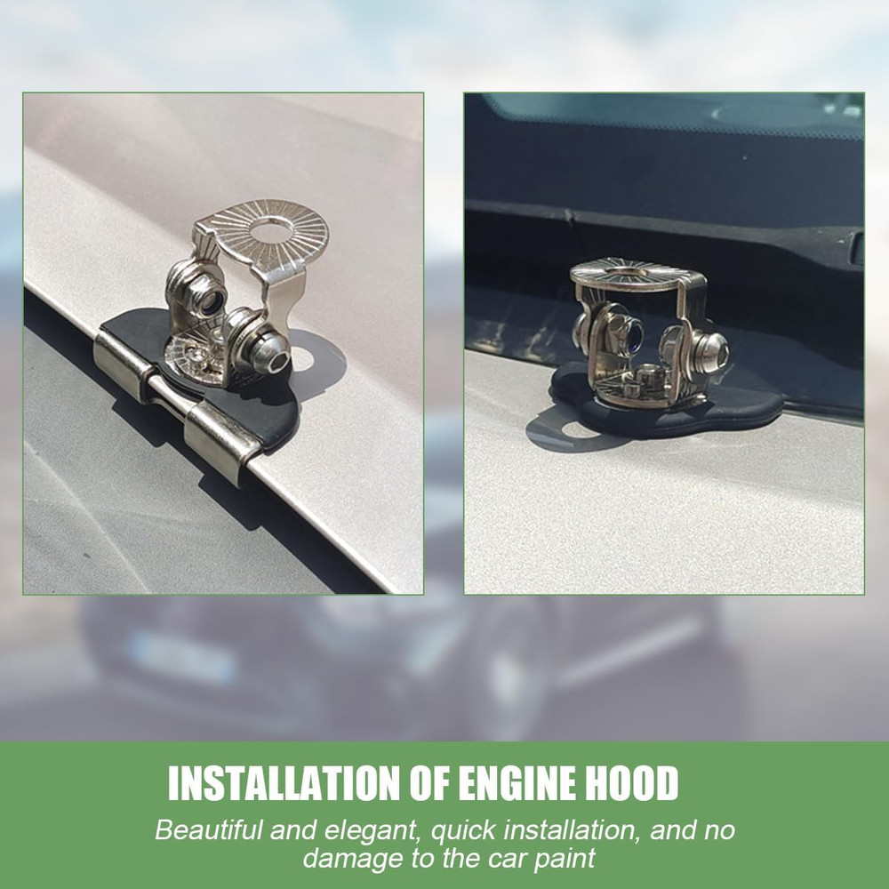 Adjustable Car Hood Light Mount Brackets – 2PCS Iron LED Spotlight Holders