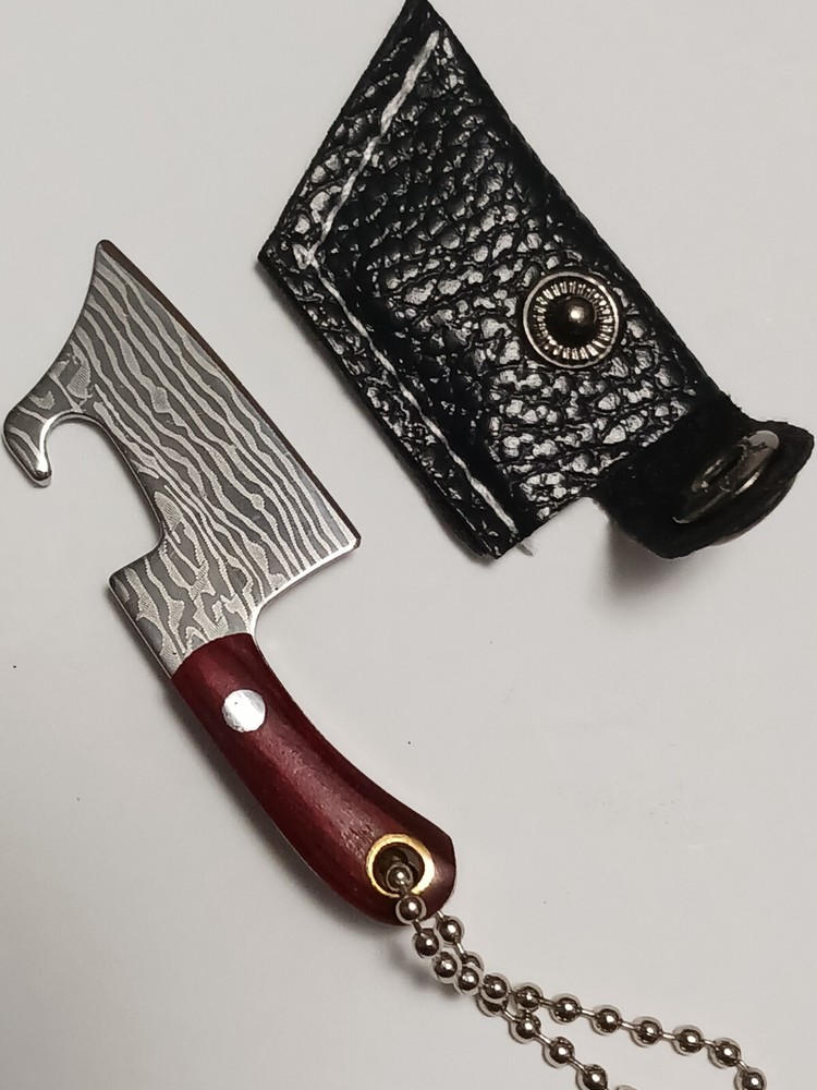Micro Cleaver/Bottle Opener, Keychain Knife