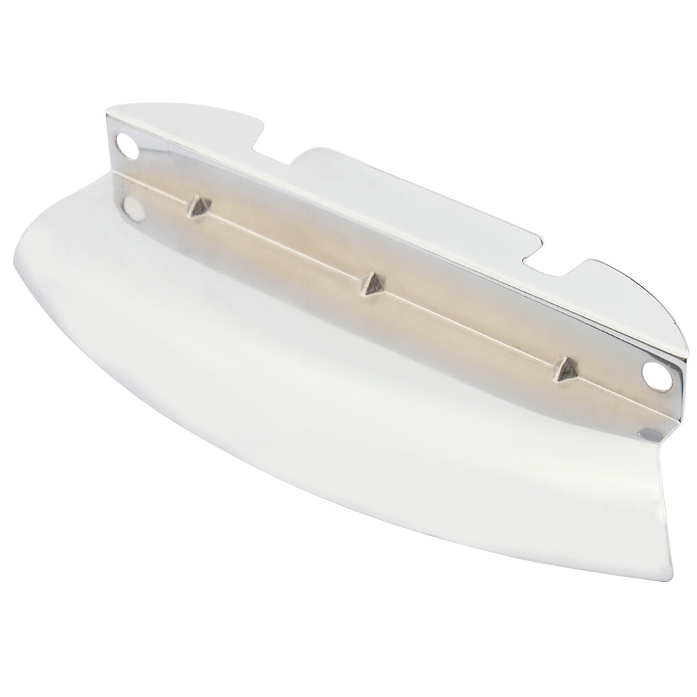 Chrome Front Fork Tree Lower Wind Deflector For Harley Touring Glide 14-21