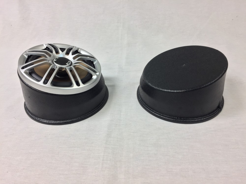 6.5 Speaker Pods - Angled, Round With Bottoms