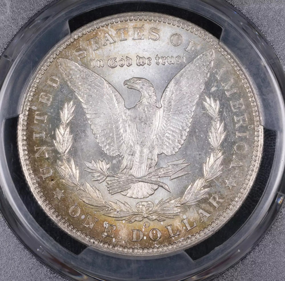 1904 O Morgan Silver Dollar PCGS MS-65 Toned