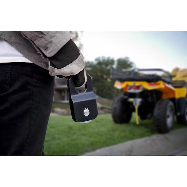 Snatch Block Powerful and Durable Black Powder-Coated 8,000 lbs Load Capacity