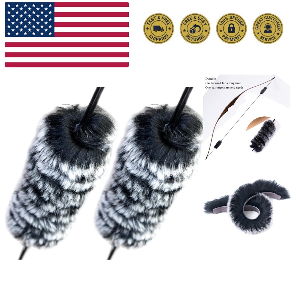 Bow String Silencers One Pair for Recurve Bow Longbow