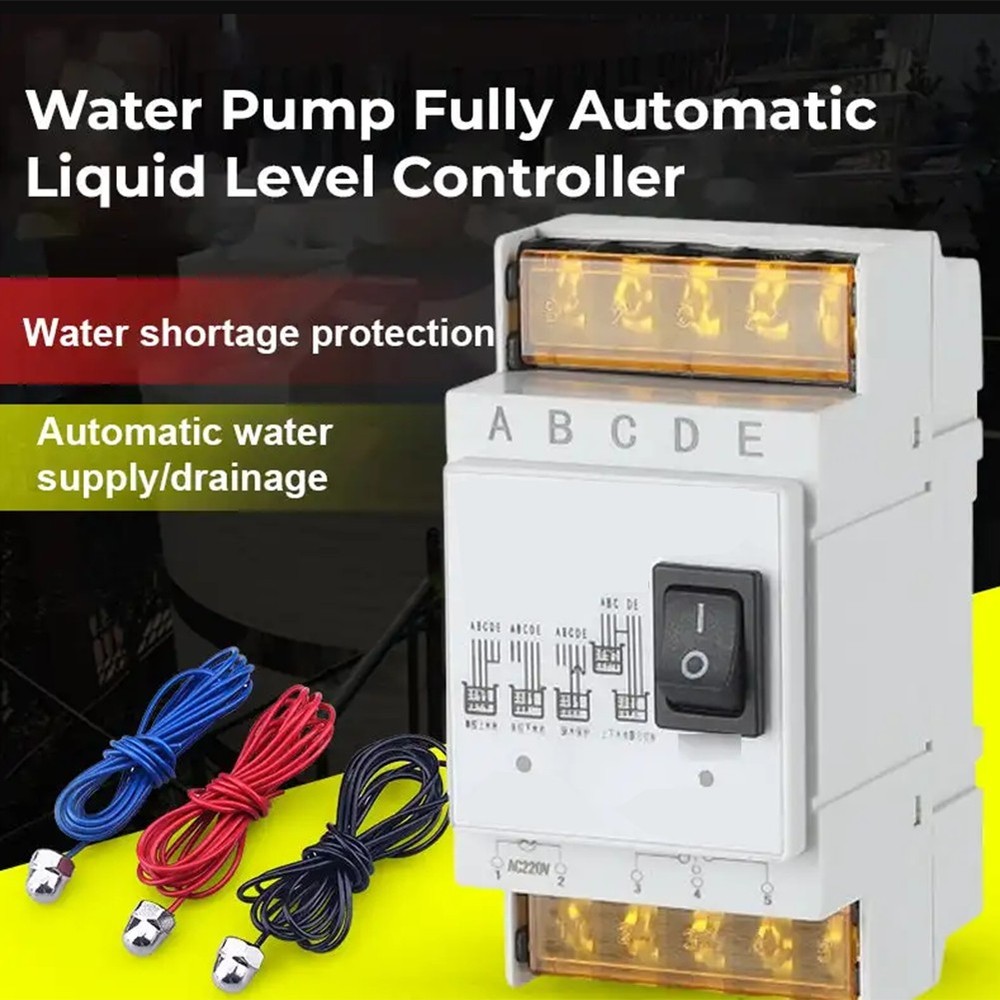 Fully Automatic Water Level Controller 25A 220V Water Tank Liquid Level7323