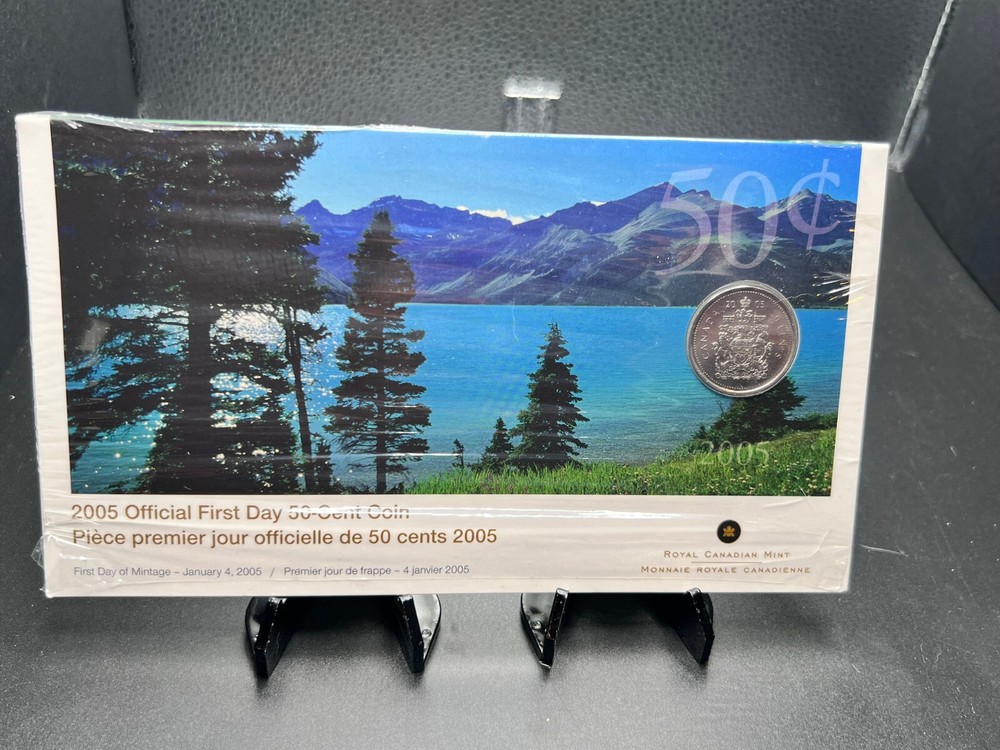 2005 Canada Official First Day 50 Cent Coin