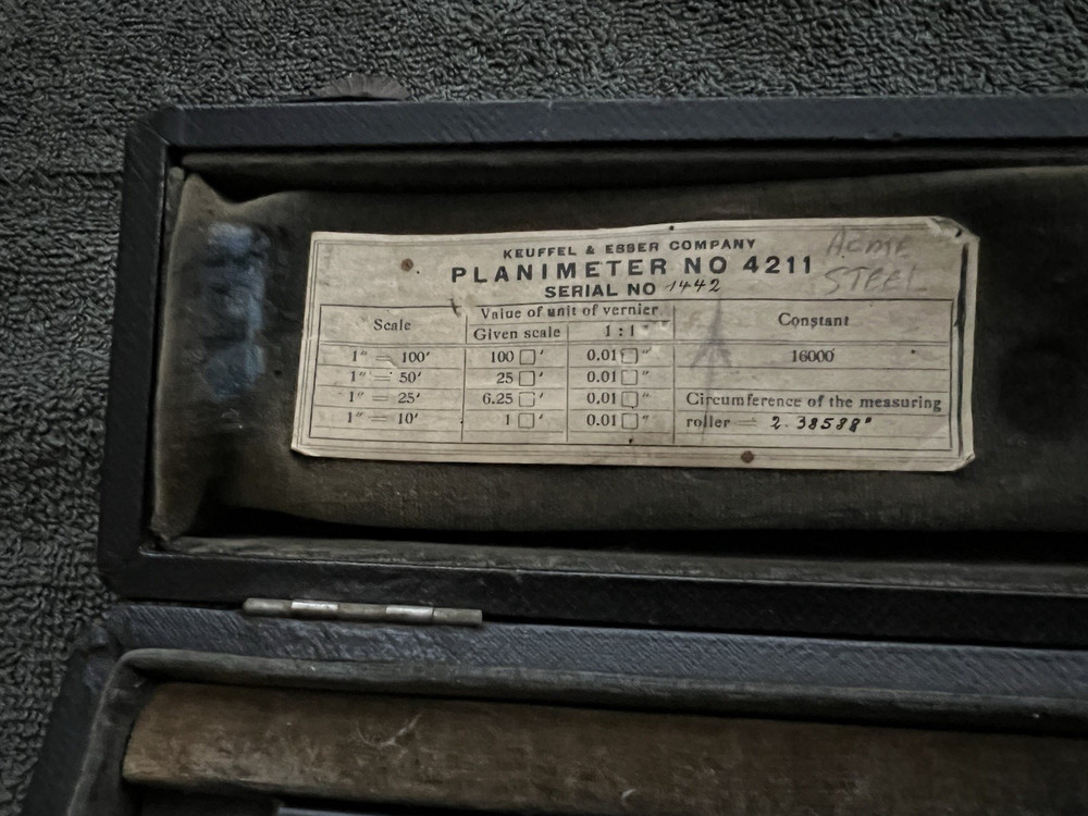 Keuffel & Esser Planimeter No 4211