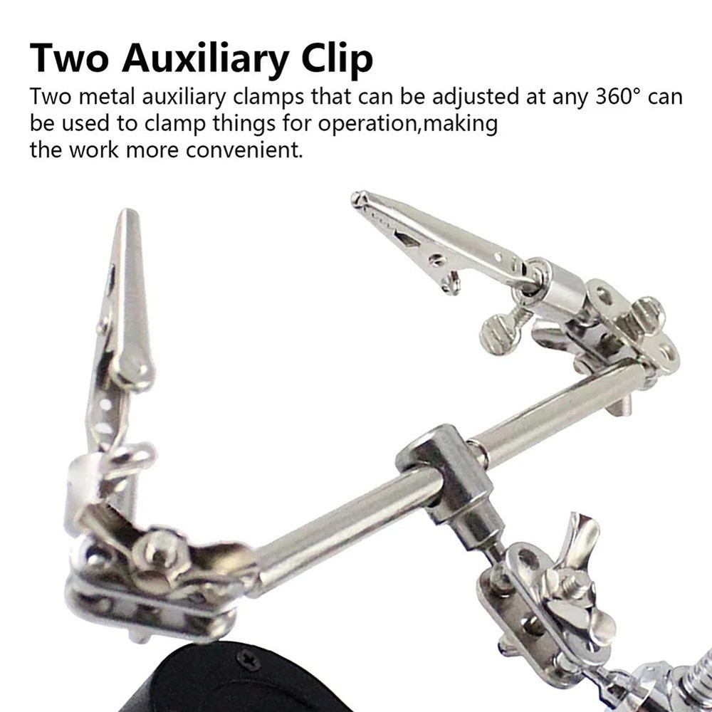 Adjustable Helping Hands Tool for Soldering and Model Building Projects