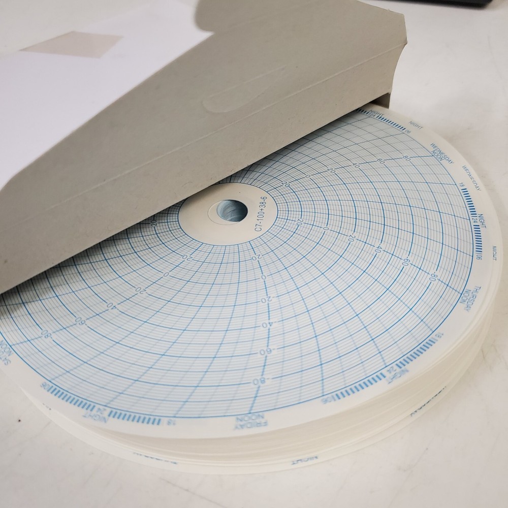 Cobex 6" Temperature Chart Recorder Single Pen Fully Cased