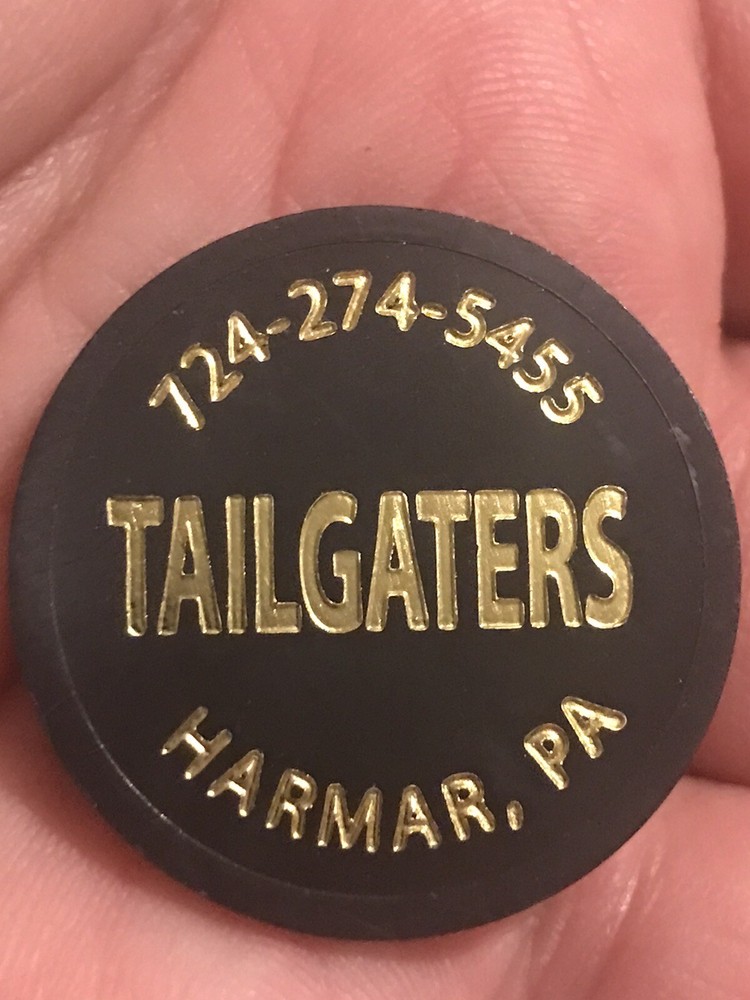 Plastic Trade Token - Tailgater’s - Harmar, Pennsylvania