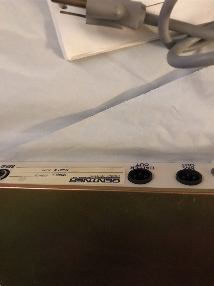 Gentner SPH-3, SPH-3, Phone System, Phone hybrid
