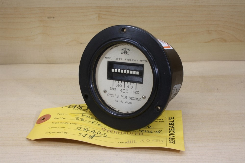 JBT Triplett Model 33-FX Frequency Indicator