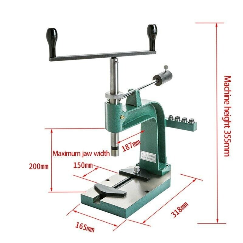 Manual Manpower Tapping Machine Hand Crank Tapping Machine Tapping Tools