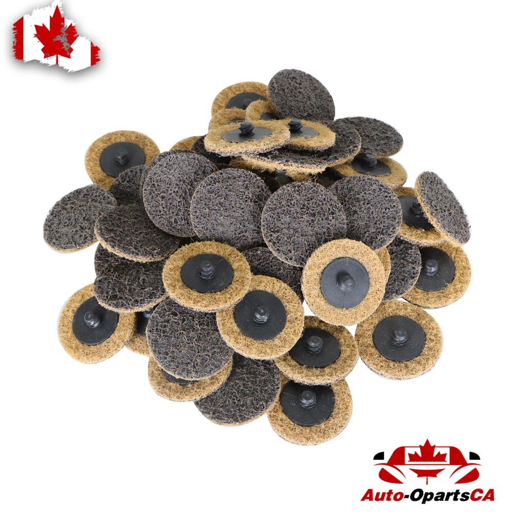 50×2" Coarse Surface Conditioning Discs Roll Lock Die Grinder Sanding Pads
