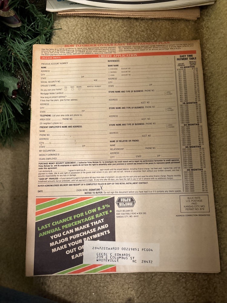 Sharpening Products advertisement, foley belsaw 1983