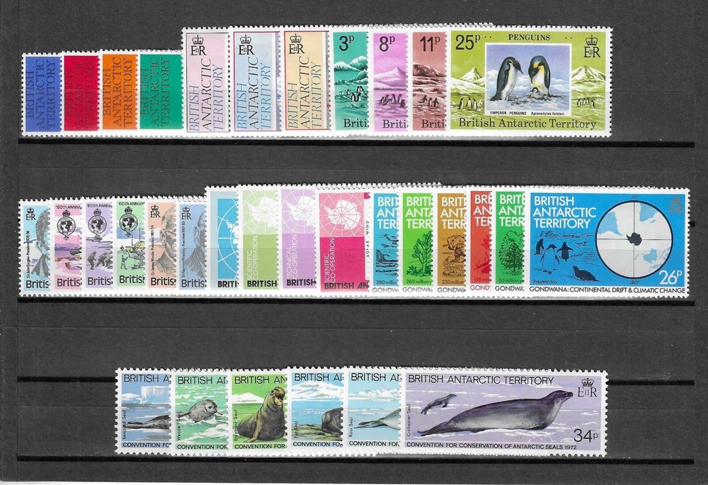 BRITISH ANTARCTIC TERRITORY 1977/83 "Commemorative Sets" MNH