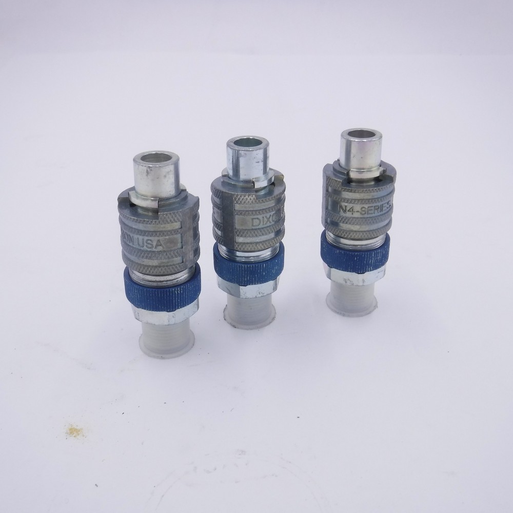 3 Pack Dixon N4 Series Coupling Quick Connect Plug 1/2"