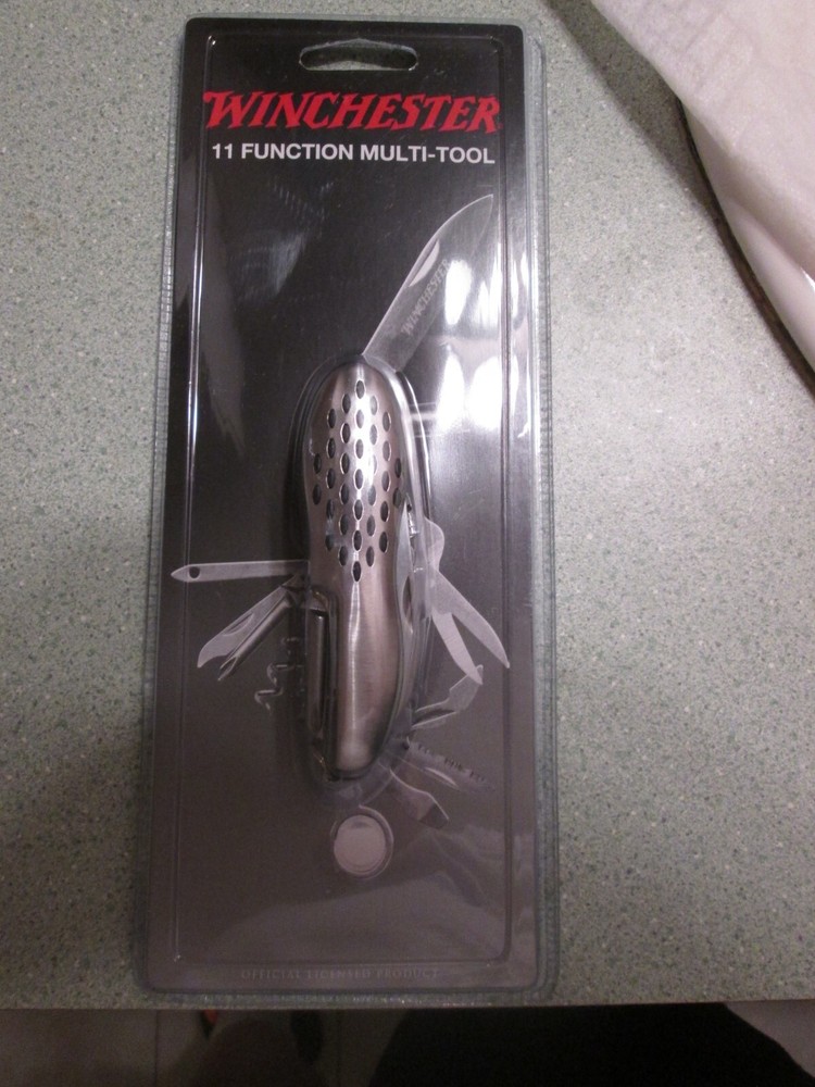 Winchester Stainless Steel 11 Function Multi-Tool Knife Silver Brand New