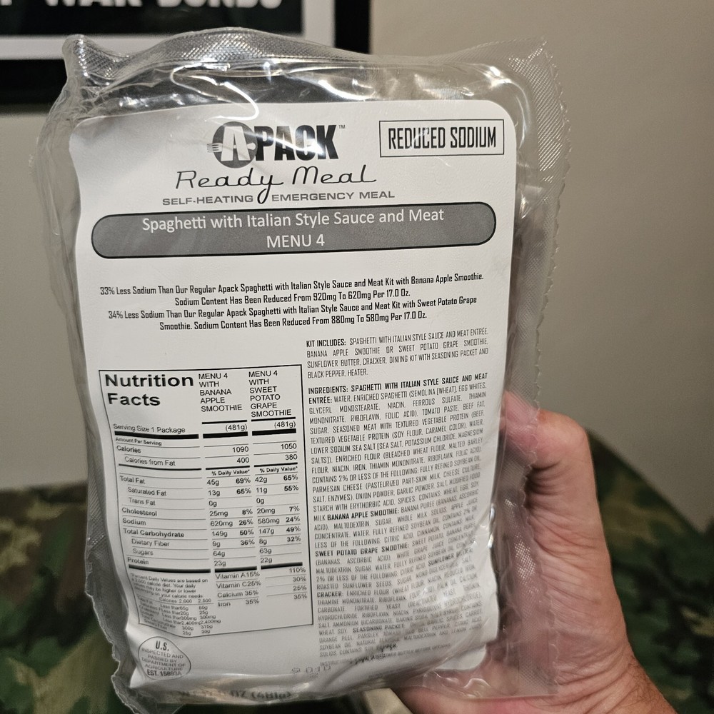 USGI OCP Multicam Assault Pack/Bugout Bag 6 MRE Survival Bundle