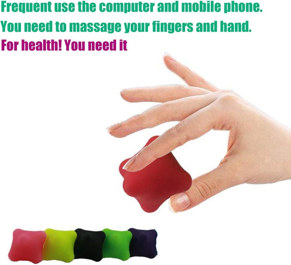 Hand Massage Exercise Therapy Balls-Deep Tissue Trigger Point Self Massage Rehab