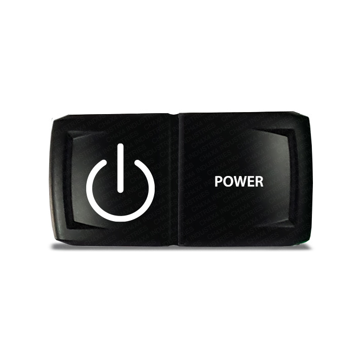 CH4X4 Marine Rocker Switch V2 Power Symbol