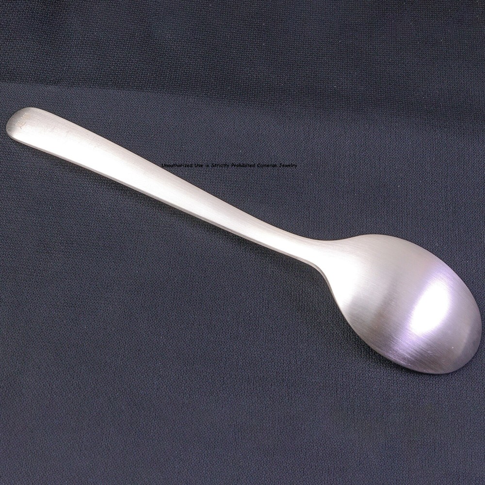 Solid S999 Fine Silver Healthy Tableware Dragon Phoenix Unique Soup Spoon 5.7in
