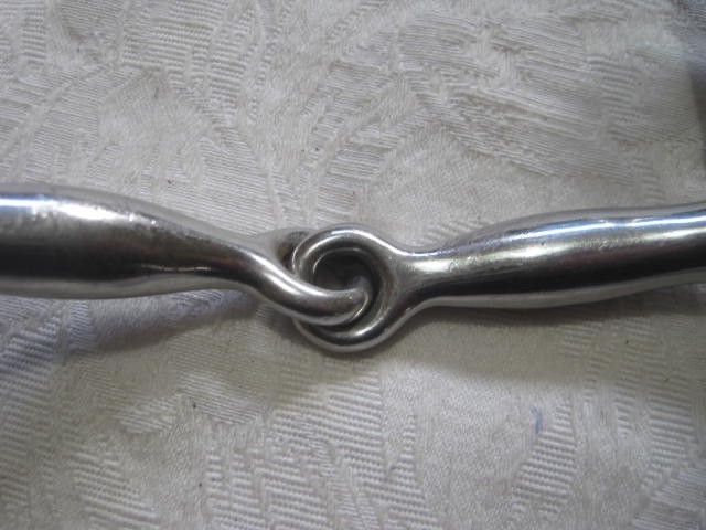 Dee Ring Jointed Snaffle 4 3/4'' Stainless Steel