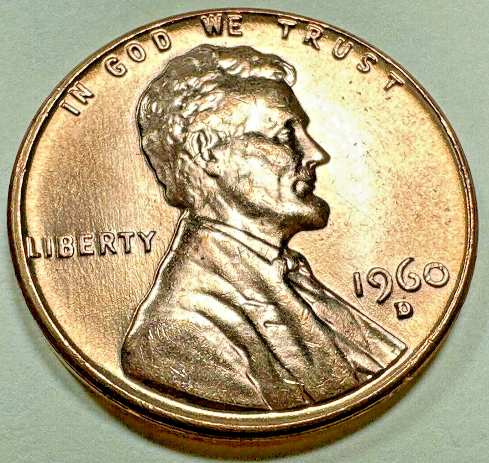 1960-D Lincoln Cent PENNY 1C 3691N