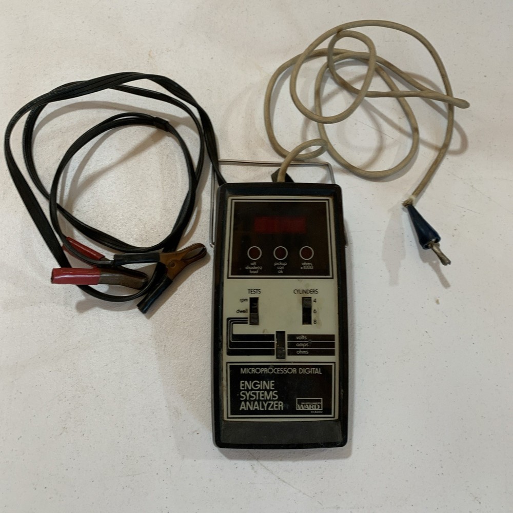 Montgomery Ward Engine System Analyzer Microprocessor Digital Equipment 61-82072