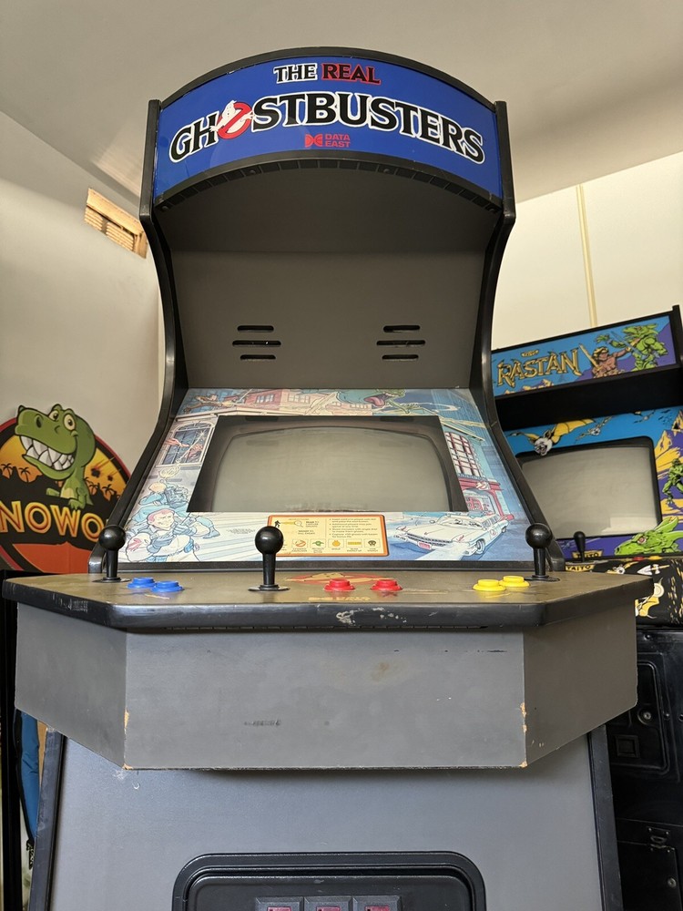 THE REAL GHOSTBUSTERS ARCADE MACHINE DATA EAST 1987 (Excellent) *RARE DEDICATED