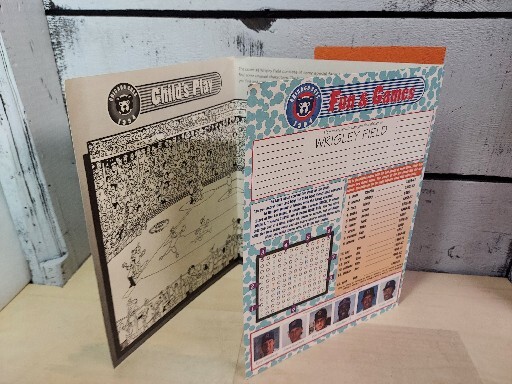 Chicago Cubs 1994 Kidding Around Activity Book