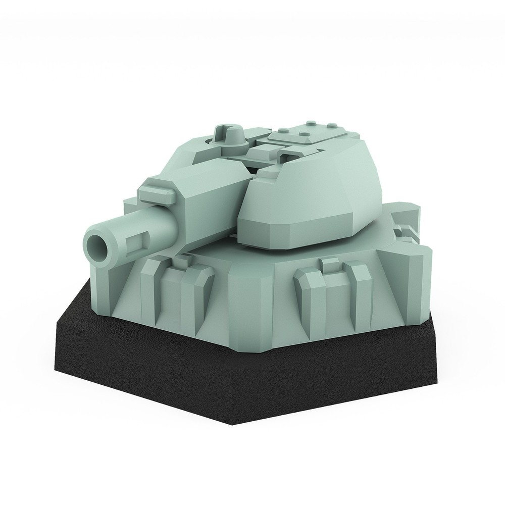 Turret H Miniature Compatible with Battletech MWO
