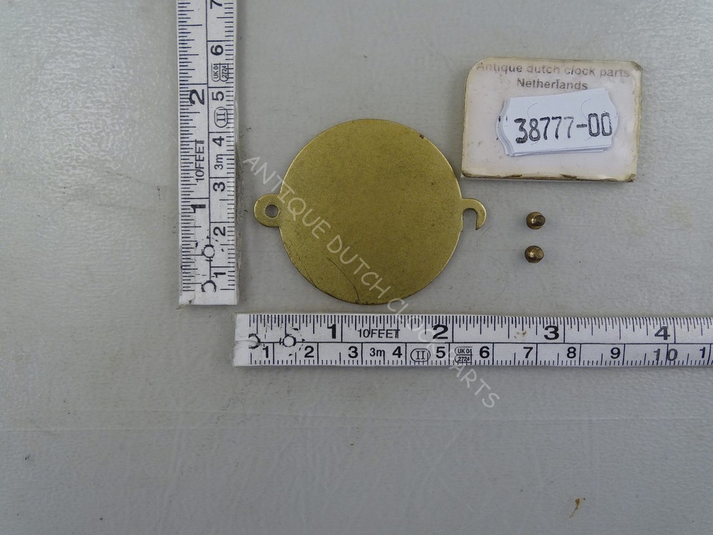 HERMLE SHIPS BELL CLOCK SMALL BACK COVER