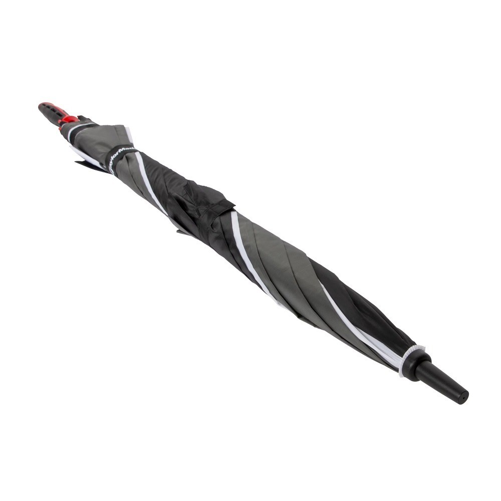 68-inch Auto Open Vented Golf Umbrella, Black/White