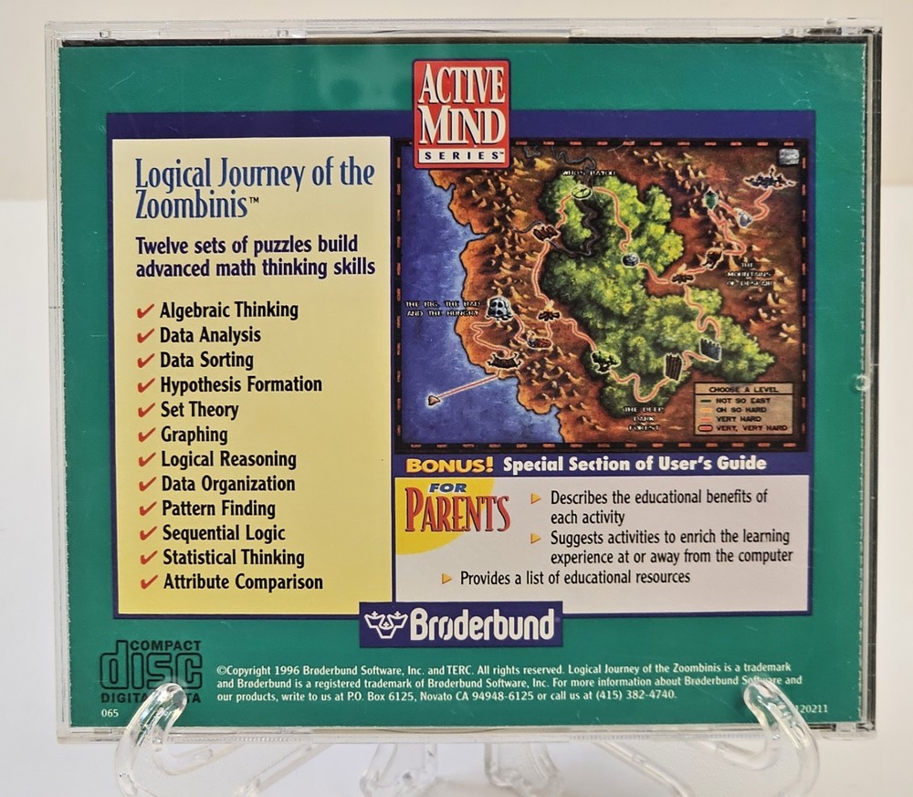 Zoombinis Logical Journey: PC CD Rom Windows Computer Game