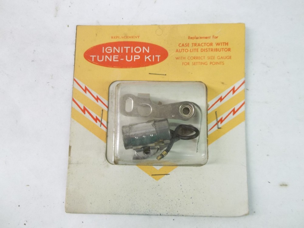 Ignition tune up kit for case tractor with auto light distributor